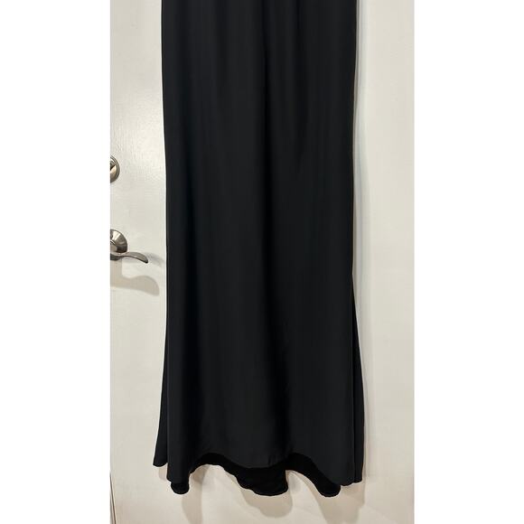 Ieena for Mac Duggal Rhinestone Cutout Sheath Gown Black #2630 Size 6 NWT - Picture 8 of 16